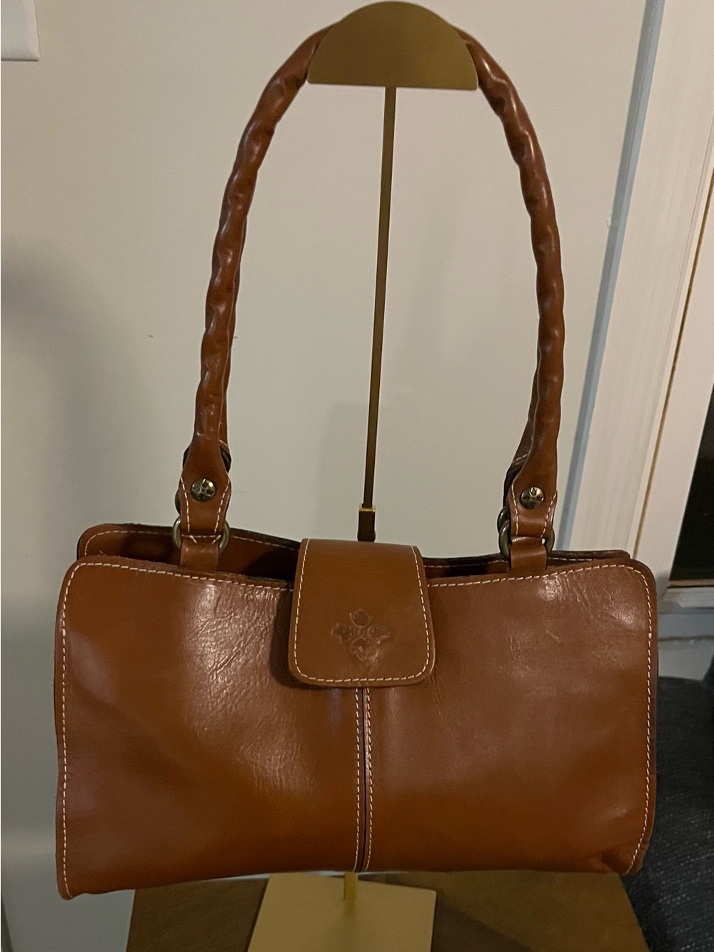 Patricia Nash Rienzo Italian Leather Shoulder Bag